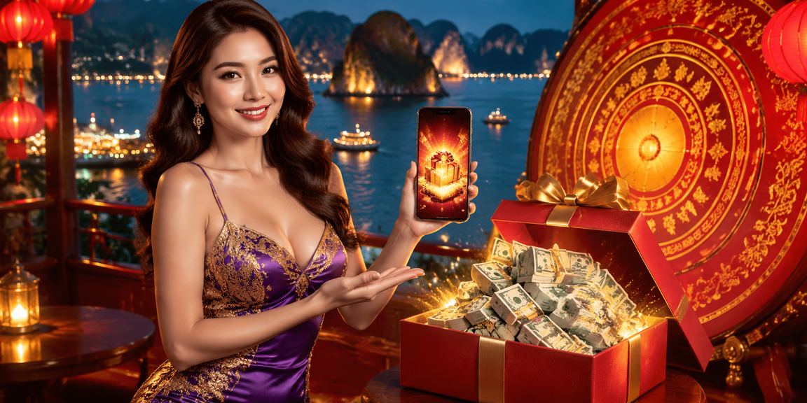 Người dùng trải nghiệm casino trên điện thoại di động tại vịnh Hạ Long