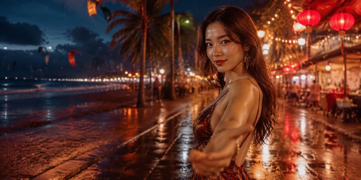 Người dân tham gia xổ số tại chợ đêm Mũi Né với không khí vui tươi lành mạnh